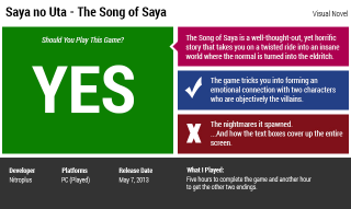 Illustration for article titled Saya no Uta — The Song of Saya: The Kotaku Review